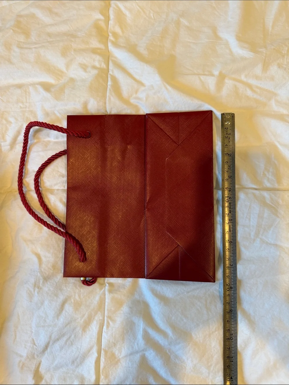 Cartier Red Rope-Handle Gift Bag - Picture 2 of 2